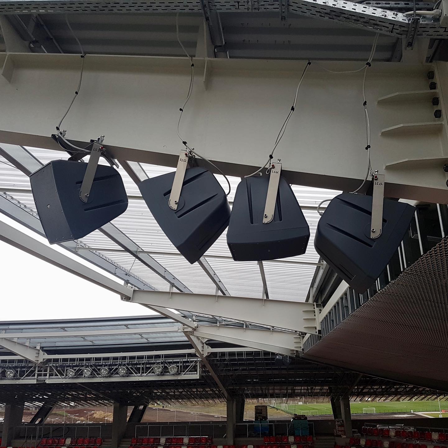 FBT SHADOW system installed at the Diósgyõri Stadion (DVTK), Miskolc, Hungary